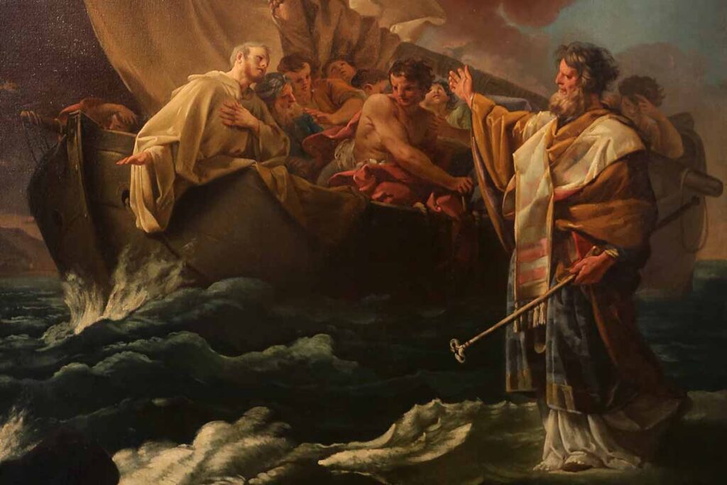 san nicola salva i naufraghi